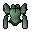 Green ele' blouse