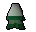 Green ele' skirt