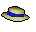 Blue boater