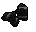 Black gauntlets
