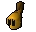 Gilded full helm