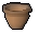 Unfired plant pot