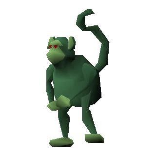 Large zombie monkey