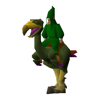 Mounted terrorbird gnome