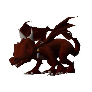 Baby red dragon