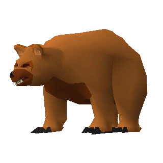 Angry bear