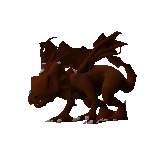 Baby red dragon