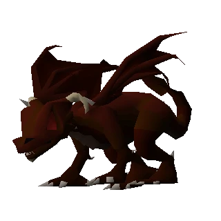 Baby red dragon