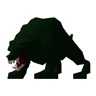 Terror dog statue
